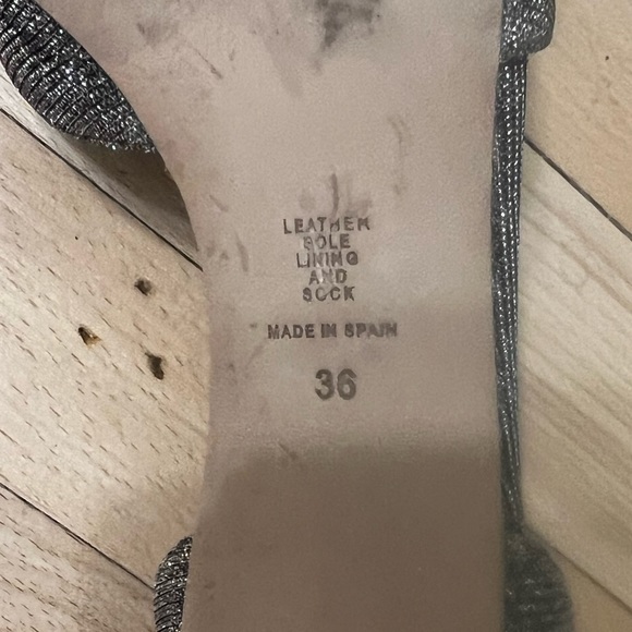 Browns heels, sparkly, made in Spain, size 36, worn once to prom - Picture 4 of 4